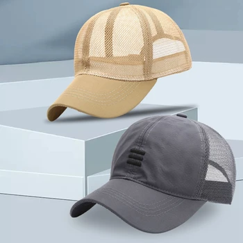 Femei Barbati Tenis Șapcă De Baseball Ochiurilor De Plasă Respirabil De Vară Sport Capace Coada De Cal Titularul Casual Snapback În Aer Liber Reglabil Trucker Hat