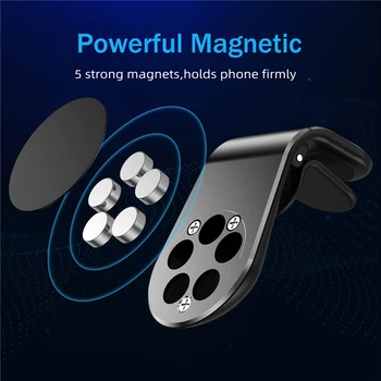 Masina Telefon Titularului de Aerisire Clip 360 GPS Mount Titularului Magnet Telefon, Stand Pentru iPhone 12 11 Pro Huawei Sumsang Xiaomi Stabil Titular