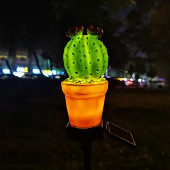 Simulare Cactus Ananas Forma Solare cu LED-Gazon Lampa Spike Lumina LED-uri în aer liber Gazon Lumina Sol Lampa Pentru Curte Decorative