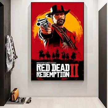 HD Print Red Dead Redemption 2 Postere de Perete de Arta Canvas Print Imagini Moderne Film de Arta Decorativa pentru Camera de zi