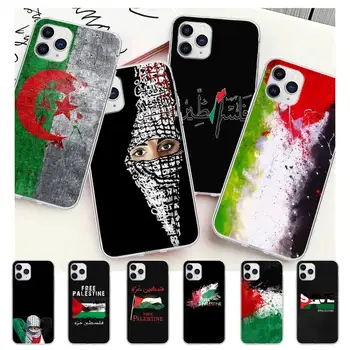 Palestina Pavilion Transparent Mobil Telefon Acoperă Pentru IPhone 12 11 Pro Max Xs X Xr 7 8 6 6 Plus 5 5s Se 2020 Caz Clar