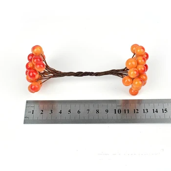 40Pcs Mini Flori Artificiale Fructe Stamine Boabe de Spumă de Crăciun Perla fructe de Padure pentru Nunta DIY Cutie de Cadou Decorat Coroane de flori