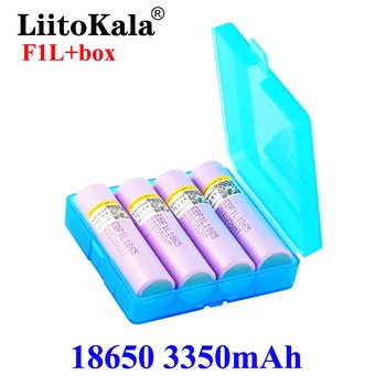 LiitoKala F1L Original 3.6 V 18650 INR18650 F1L 3350mAh 3400mah 4.2 V Taie Acumulator Pentru Lanterna baterii cutie