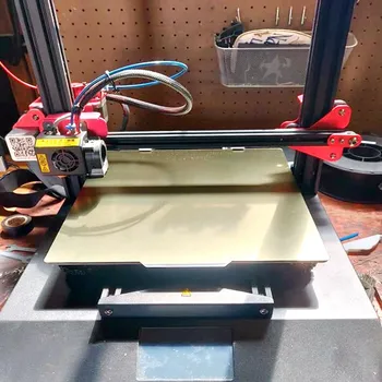 ENERGIC Noi 330x310mm Primăvară Tablă de Oțel PEI Flex Placa Magnetica de Căldură Pat Pentru Anycubic Mega X Imprimantă 3D a Construi Platforma