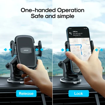 Joyroom 15w Qi Masina Încărcător Auto fără Fir Suport Telefon Universal Alinierea Automată de Montare Suport de Telefon Stand pentru iPhone Samsung