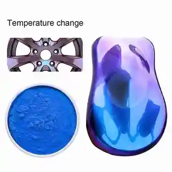 Auto Termocromice Vopsea de Căldură Sensibilă Schimbare de Pigment Pulbere de Vopsea pe bază de Acril Pulbere de Acoperire Vopsea pentru Decor Masina