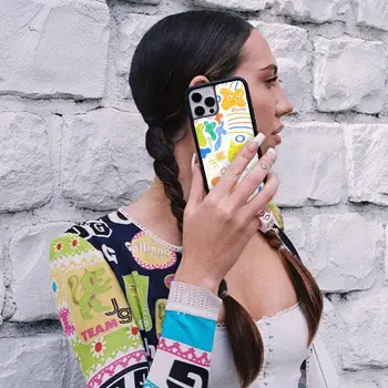 Emma Chamberlain Cazul în care Telefonul PC+TPU Pentru IPhone 12 11 Pro Xs X Xr 7 8 Plus Max Se 2020 Pentru Samsung Galaxy S10 S20 S21 S30