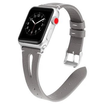 Curea din Piele pentru apple watch band 40mm 38mm 44mm 42mm bratara de imprimare watchband pentru iwatch correa seria 6/SE/5/4/3/2