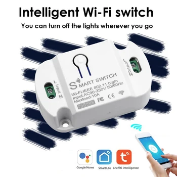 Tuya Alexa Google Wifi Acasă Comutator Domotica Smart Switch Timer DIY Wireless Switch-uri Smart Home Automation Compatibil