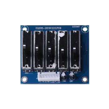 Egalizator EQ Bord Stereo Dual Channel Reglabil Plăci de Sunet Preamp pe Panoul Frontal Pentru Amplificator K4UC