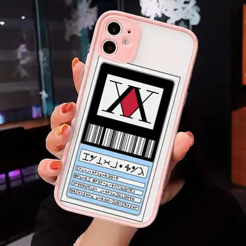 HUNTER x HUNTER HxH Gon Killua Anime Cazuri de Telefon mat transparent Pentru iphone 7 8 11 12 plus mini x xs xr pro max acoperi