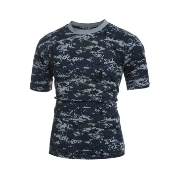 Ușă afară tactice Militare de Camuflaj T Shirt Mens Respirabil iute Uscat US Army Combat topuri tricouri maneca scurta camuflaj bărbat T-shirt