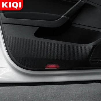 KIQI Fibra de Carbon Ușă Interioară Panou Acoperire Autocolant pentru Volkswagen VW Golf 7 MK7 7.5 MK7.5 2012 - 2019 Auto Autocolante