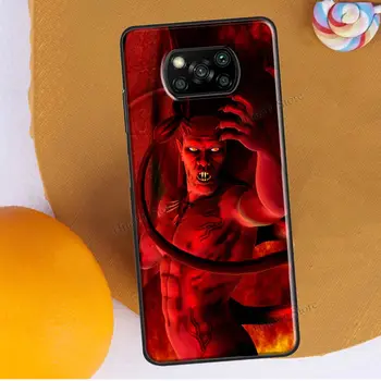 Diavolul Satana Întuneric Art Caz Pentru POCO X3 NFC F2 Pro F1 Pentru Xiaomi Mi 10 Ultra-Mi Nota 10 Lite Km 9 9M Pro 8 A3
