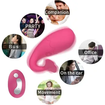 Silicon de la Distanță fără Fir Vibrator de Control Jucărie pentru Adulți pentru Cupluri Vibrator G-Spot Stimulator Clitoris Vibratoare jucarii Sexuale pentru Femei pentru Sex-Shop