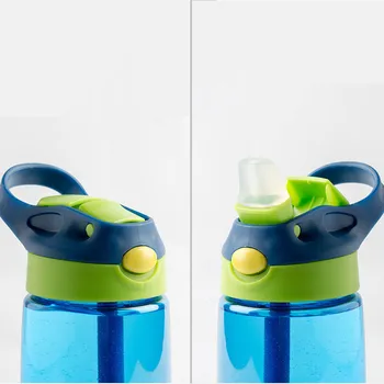 MIYOCAR Drăguț personalizate Sticla de Apa pentru Copii de Școală Silicon Moale Cioc & BPA Gratuit Tritan & etanșe Unul faceți Clic pe deschidere