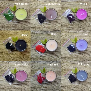 24 de Culori 2g Per Culoare DIY Ceara Pigment Colorant Non-toxice de Soia, Ceara de Pigment de Colorare Pentru a Face Lumânare Parfumată