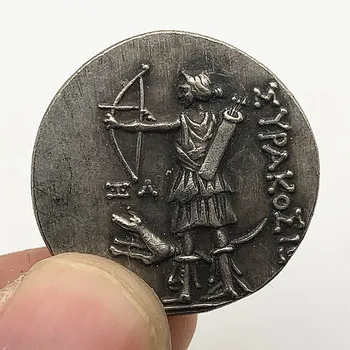 Sagetator 22mm Cupru Antic Vechi Medalie de Argint Monedă Comemorativă Insigna de Colectie Cadou Ms01