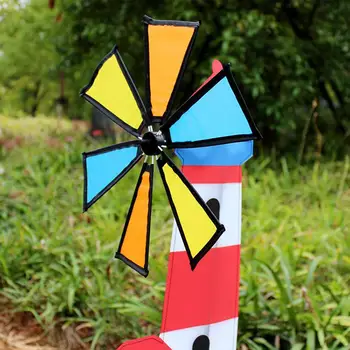 3D Colorate Casă Moară de vânt Wind Spinner Titirez Messier Curte Gradina Decor în aer liber Clasice pentru Copii Jucarii Cadou Frumos pentru Copii