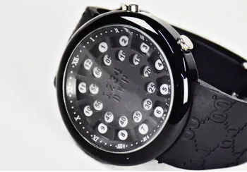 Noua Minge de afișare ceasuri Rola Mingea Afișaj Analogic Bărbați Femei Ceas Sport Cronometru Ceasuri de mana cu LED albastru reloj digital hombre