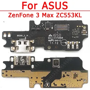 Original Portul de Încărcare pentru ASUS ZenFone 3 Max ZC553KL de Încărcare USB Board PCB Conector Dock Flex Înlocuire Piese de Schimb