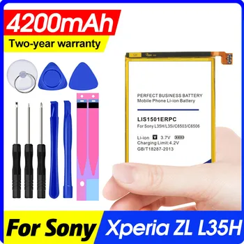 4200mAh LIS1501ERPC Li-ion Baterie de Telefon pentru Sony Ericsson Xperia ZL L35H lt35i C6503 C6506 C6502 Baterie Bateria