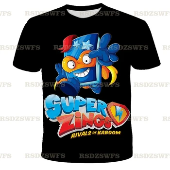 3D Baieti Super Da Copilul Teuri de Imprimare Fete Funny T-shirt Superzing Copii 2021 Teen Vara Haine Copii, Haine Fete Topuri