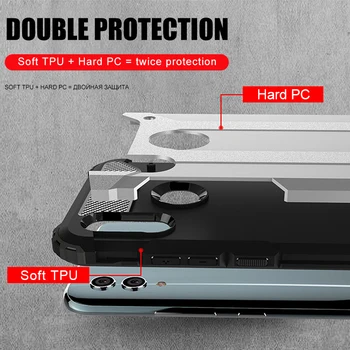 Lux la Șocuri Armura Caz Pentru Huawei Honor 20 Pro 10 9 Lite Complet Capacul de Protecție Pentru Onoare 10i 8X Telefon Bara Cazuri Shell