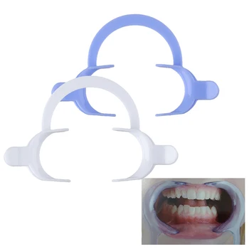 1 buc Ortodontice Dentare din Plastic Deschizator de Gura purtător de cuvânt Distribuitor Îngrijire Orală Curat C Forma de Buze Retractor Ortodontice Instrument