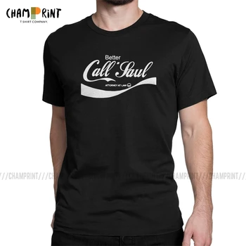 Mai bine Sună-l pe Saul T Shirt pentru Barbati din Bumbac Pur Distractiv T-Shirt O de Gât Tricouri Maneca Scurta, Haine Idee de Cadou