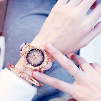 Ceasuri Cu Femei De Moda Curea Din Piele Cuarț Rochie Ceas Doamnelor Ceas De Mână Brățară Bijuterii Doamnelor Ceas Cadou