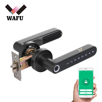 WAFU 016 Amprentă de Blocare Inteligent Bluetooth Parola Mâner Ușă de Blocare Mâner Fingerpinte APP de Blocare Deblocare Telecomanda Parola