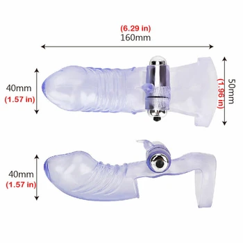 2020 Degetul Maneca Vibrator Punctul G Masaj Vibrator Vibrator Adult Sex Toys Stimula Femei Masturbare Cu Vibrator Clit En-Gros