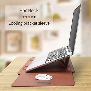Geanta de Laptop Pentru Macbook Air Retina Pro 11 12 13 14 15 15.6 inch, din Piele PU Laptop Maneca Caz Pentru Xiaomi HP Dell Huawei Matebook