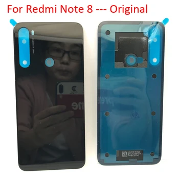 Nou Pentru Xiaomi Redmi Nota 8 Pro Baterie Capac Spate Geam Ușă Spate Înlocuire Locuințe AUTOCOLANT Adeziv Pentru Redmi Nota 8