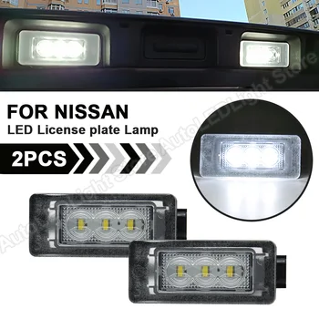 2Pc LED Numărul de Înmatriculare Tag Lampa de Lumina Pentru Dacia Duster Nissan Serena C27 2016 2017 2018 2019 2020 2021 Altima Suzuki Landy