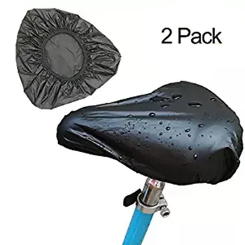 ISHOWTIENDA 2PC Scaun Bicicleta Impermeabil husa de Ploaie Si Praf Rezistent la Coperta de Șa Biciclete Bun de Aer Permeabilitate accesorii pentru biciclete#5