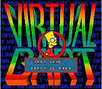 Virtual Bart 16 biți MD Carte de Joc Pentru Sega Mega Drive Pentru Genesis