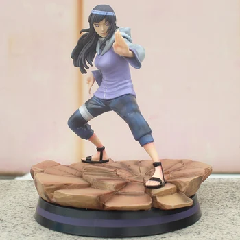 23cm Narutofigure GK Figurina Hyuuga Hinata Twin Lei Pumnul de Luptă Ver. PVC Figura Papusa de Colectie Model de Jucărie