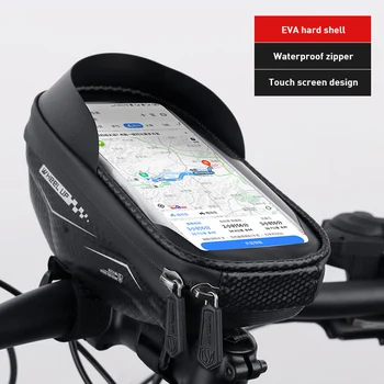 6.5 Inch Touch Ecran Saci de Biciclete Biciclete MTB Head Tube Geanta Bicicleta Ghidon Mobil Telefon Mobil Caz Pungă de Titularul Echipamente de Ciclism