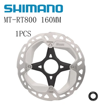 SHIMANO MT-RT800 Mijloc de Blocare a Frânei cu Disc de 160mm Mountain Bike Tehnologia de Răcire MTB Biciclete Ciclism Accesorii din Oțel Inoxidabil