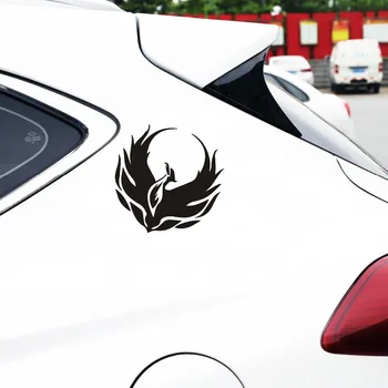 Masina Autocolante Decor Motocicleta Decalcomanii Pasărea Phoenix de Mirare Accesorii Decorative Creative de protecție Solară rezistent la apa PVC,15 cm*15 cm