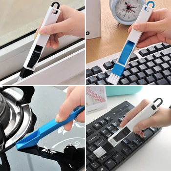 Multi-scop Geam Usa Tastatura Perie de Curățare Magnetic Perie Pentru Windows Instrumentul Negru Culoare Albastru Fereastra Perie Gadget-uri de Instrumente
