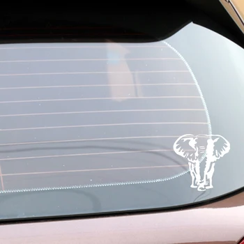 Puternic Elefant Animale Autocolant Auto Masini de Moda Decorare Fereastră Personalitate din PVC rezistent la apa Decal Alb/Negru/Rosu/Laser