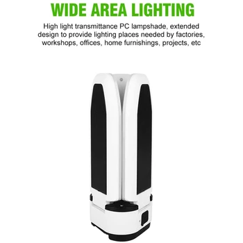 60 LED-uri 5 Moduri Solar în aer liber Siguranță Mobil de Urgență Lumina Banca de Putere, Utilizate pentru Familie Depozit de Camping Folding Lumini