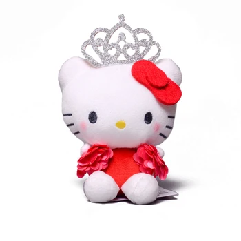 10cm Anime Sanrio Coroana Majorete Kuromi Melodie KT Pisica Drăguț de Pluș Moale Păpușă Jucărie pandantiv Mic Cadou pentru Fete
