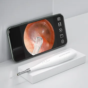Ureche de Curățare Endoscop 2 in1 Wireless HD Vizuale Ureche Lingura 3.9 mm Mini aparat de Fotografiat Android iOS Ureche Alege Otoscop Borescope Instrumente Sănătate