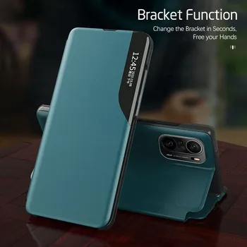 Smart Magnetic Flip case Pentru Xiaomi Poco F3 PocoF3 Mi Poko Poxo Pocco Pocophone F 3 3F Suport de Telefon Capacul Barei de protecție la Șocuri Coque