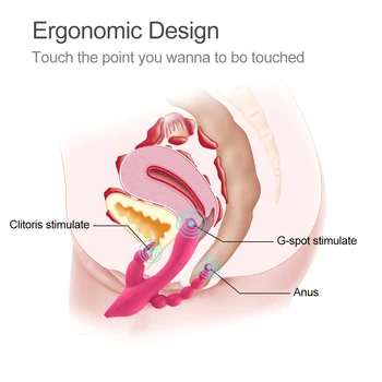 Iepure G Spot Clitoris Penis Stimulator Anal Dildo Vibrator Dubla Penetrare Jucarii Sexuale pentru Femei Cupluri Adulte Sexuală Produs