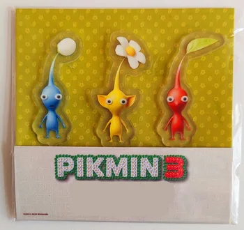 3pcs/set 10 cm de Desene animate anime Pikmin Cifrele de Acțiune Păpuși din PVC planta model de jucărie